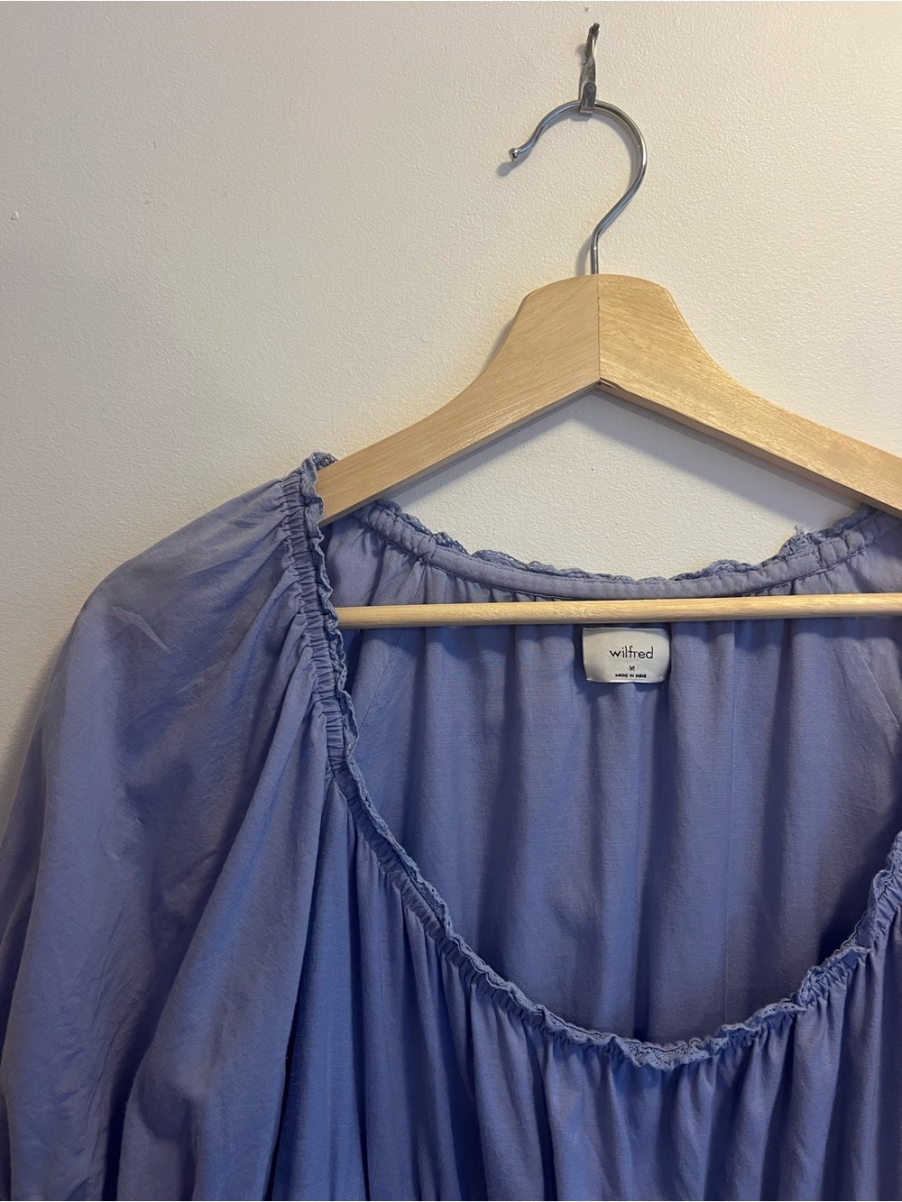 Wilfred Lavender/Periwinkle Peasant Dress